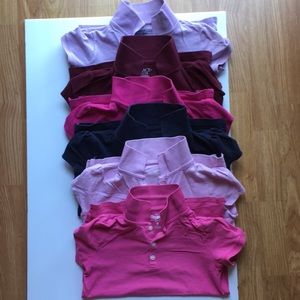 Girls uniform polo shirts